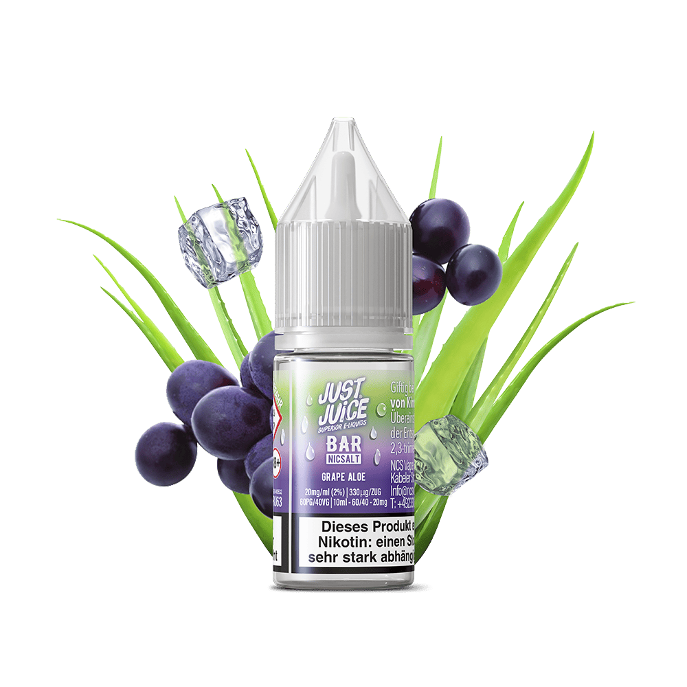Just Juice Nikotinsalz - Grape Aloe - 10ml Liquid 20mg  C