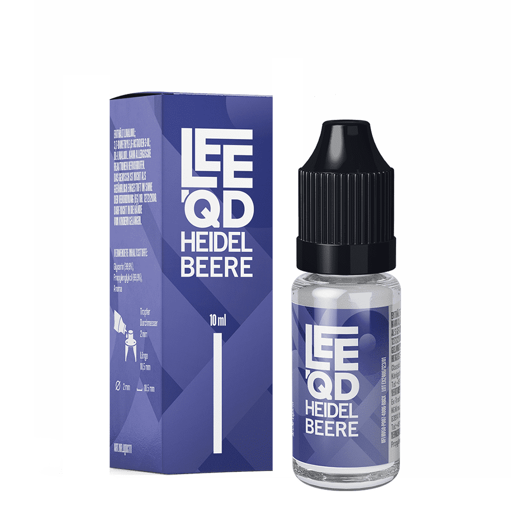 LEEQD Liquid - Fruit Heidelbeere - 0mg 10ml 