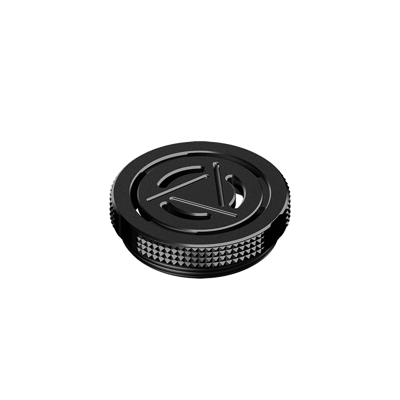 BD Vape Rayden 100 Mod Bottom Cap Black (Knurl)