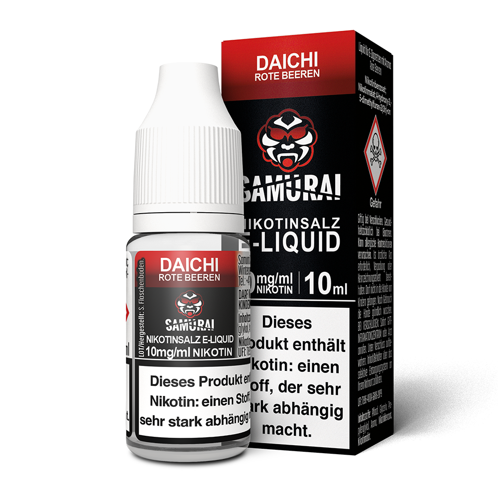 Samurai Nikotinsalz - Daichi Rote Beeren - Liquid 10mg 10ml 