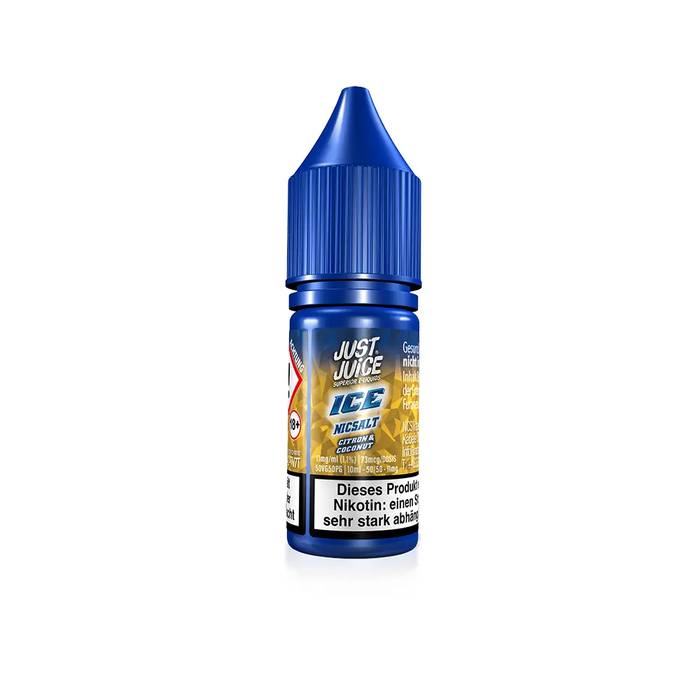 Just Juice Nikotinsalz - Citron & Coconut ICE - 10ml 11mg 