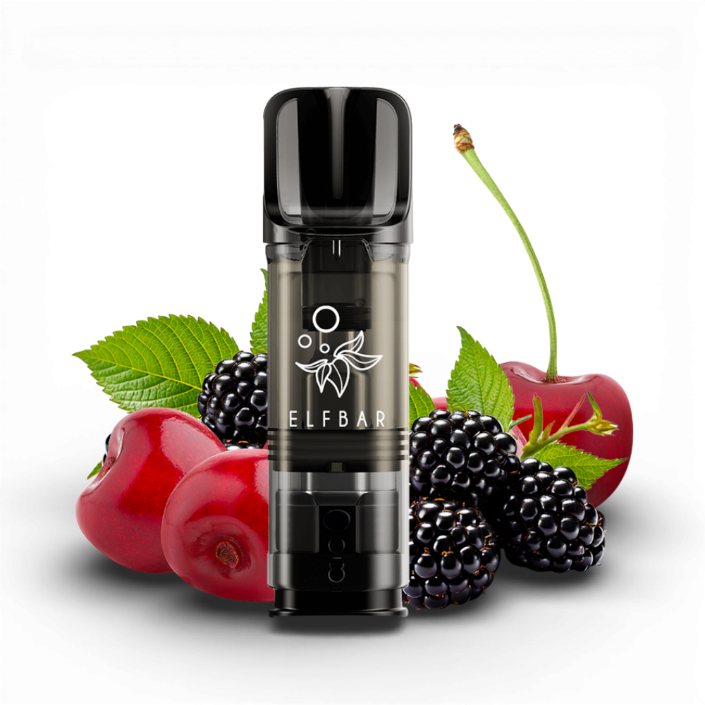 2x Elfbar Elfa Einweg Pod - Blackberry Cherry - 20mg Nikotinsalz 2ml