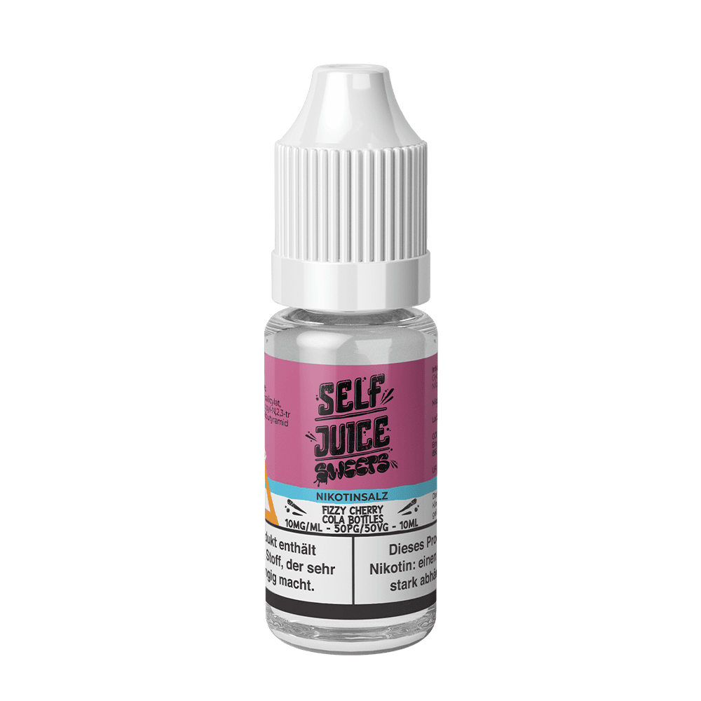 Self Juice Nikotinsalz - Fizzy Cherry Cola Bottles - 10ml Liquid 10mg 