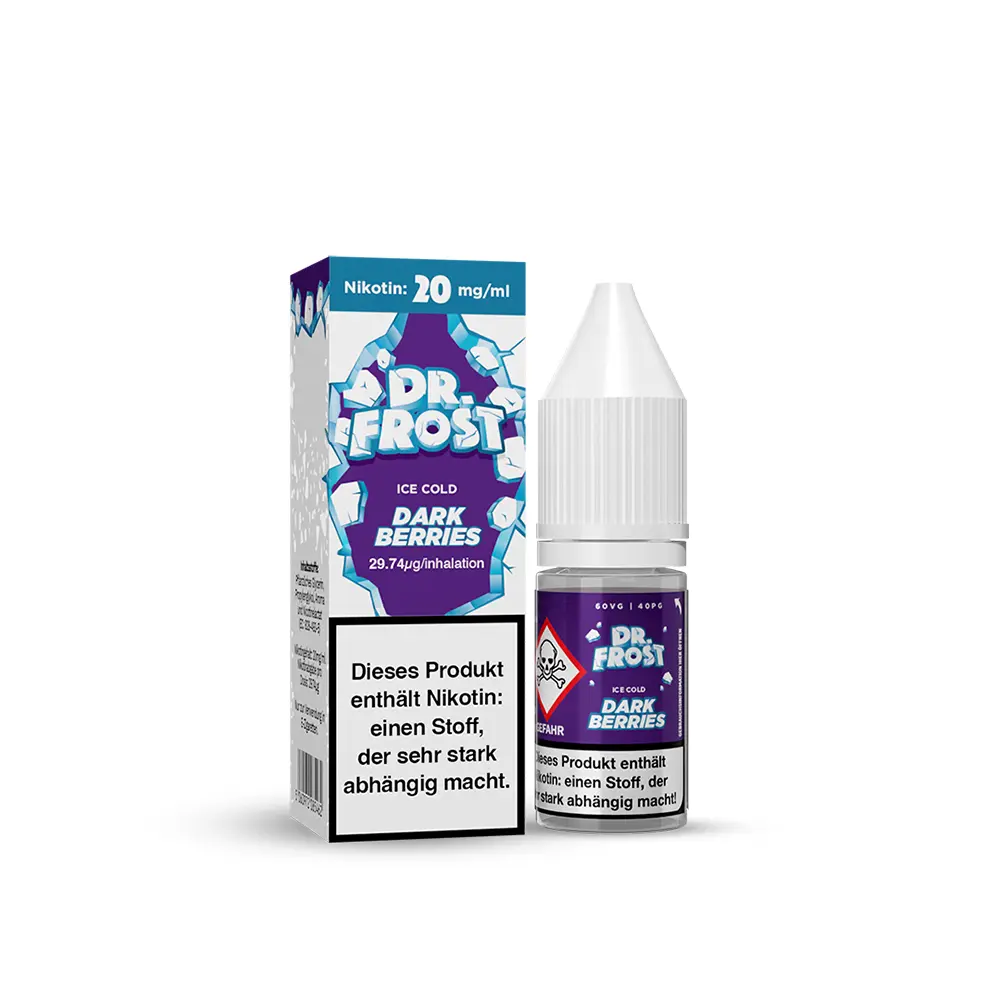 Dr. Frost Nikotinsalz - Ice Cold Dark Berries - Liquid 20mg 10ml 