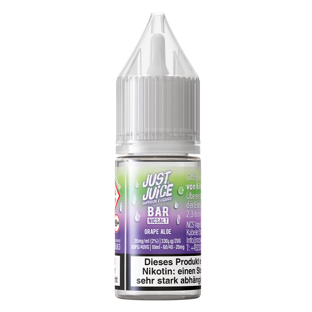 Just Juice Nikotinsalz - Grape Aloe - 10ml Liquid 20mg  C