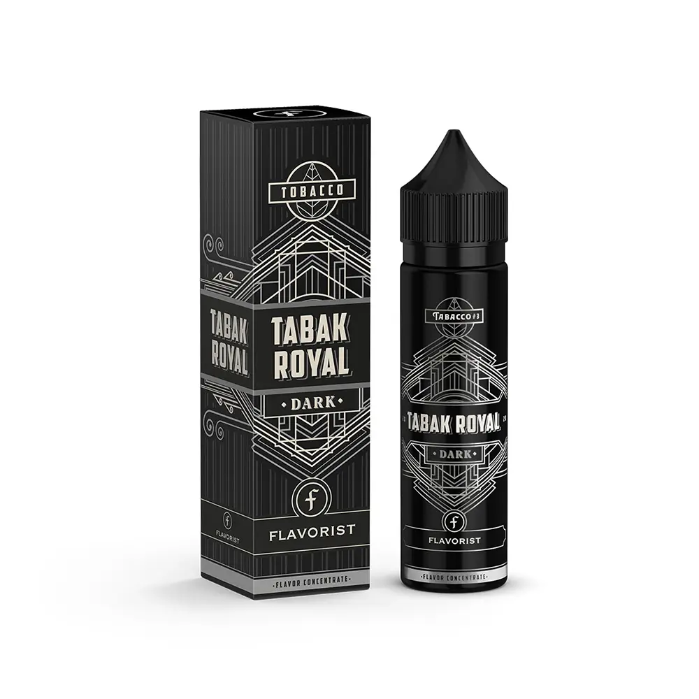 Flavorist Tabak Royal Dark Aroma 10ml in 60ml Flasche 
