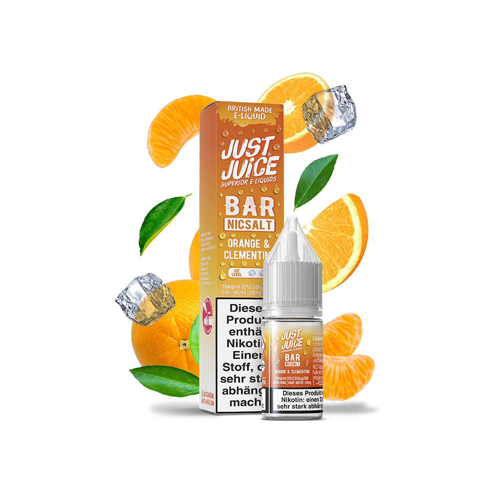 Just Juice Nikotinsalz - Orange & Clementine - 10ml Liquid 20mg  C