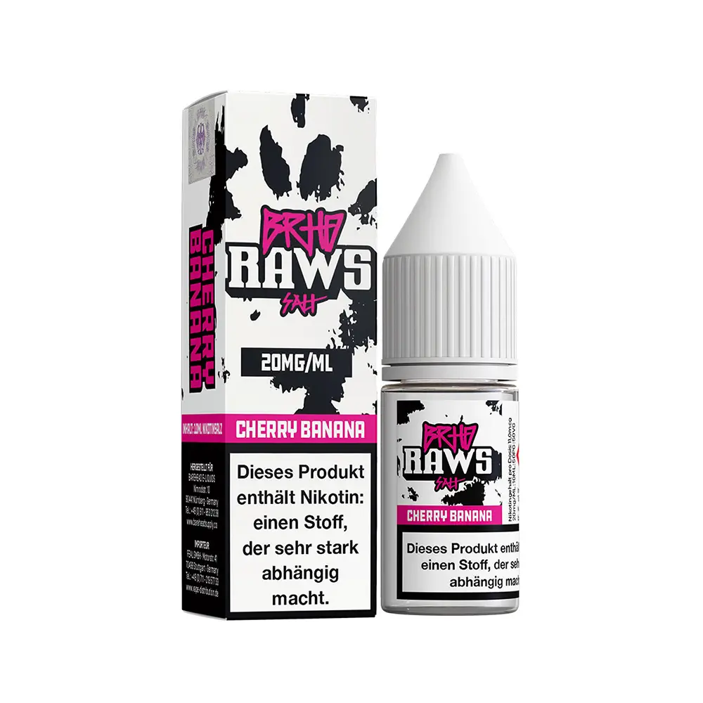 BRHD Barehead Hybrid Nikotinsalz - RAWS Cherry Banana - 20mg 10ml 