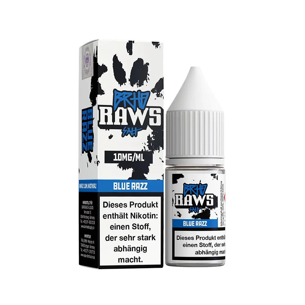 BRHD Barehead Hybrid Nikotinsalz - RAWS Blue Razz - 10mg 10ml 