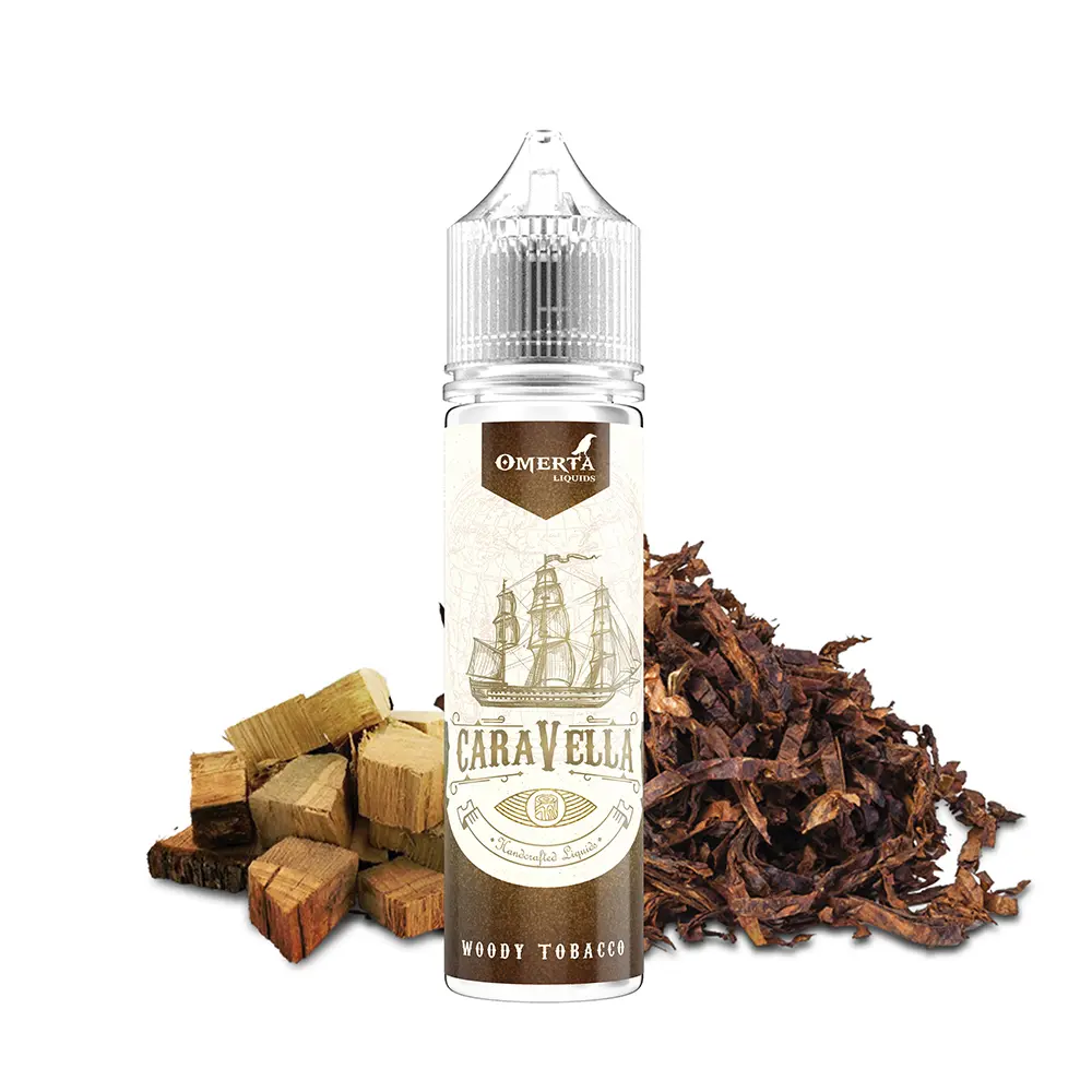 Omerta Aroma Longfill - Caravella Woody Tobacco - 10ml Aroma in 60ml Flasche 