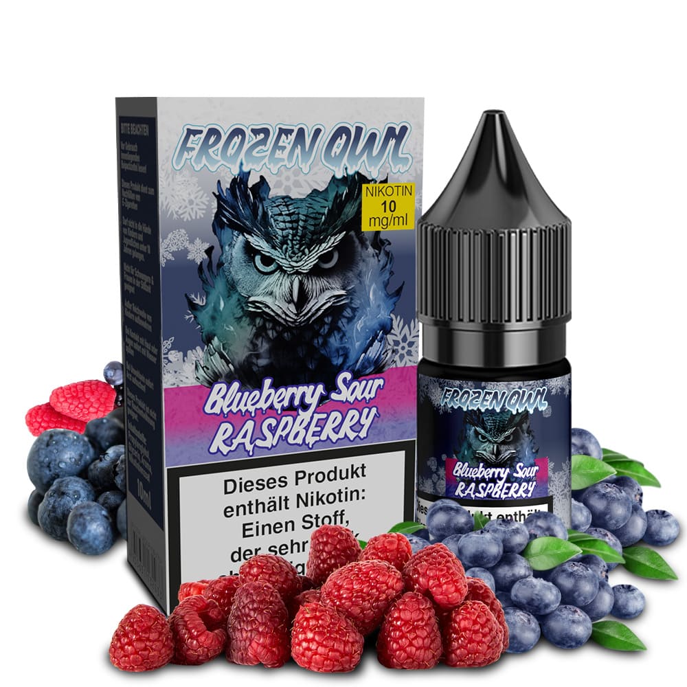 Frozen OWL Nikotinsalz - Blueberry Sour Raspberry - 10ml Liquid 10mg  C