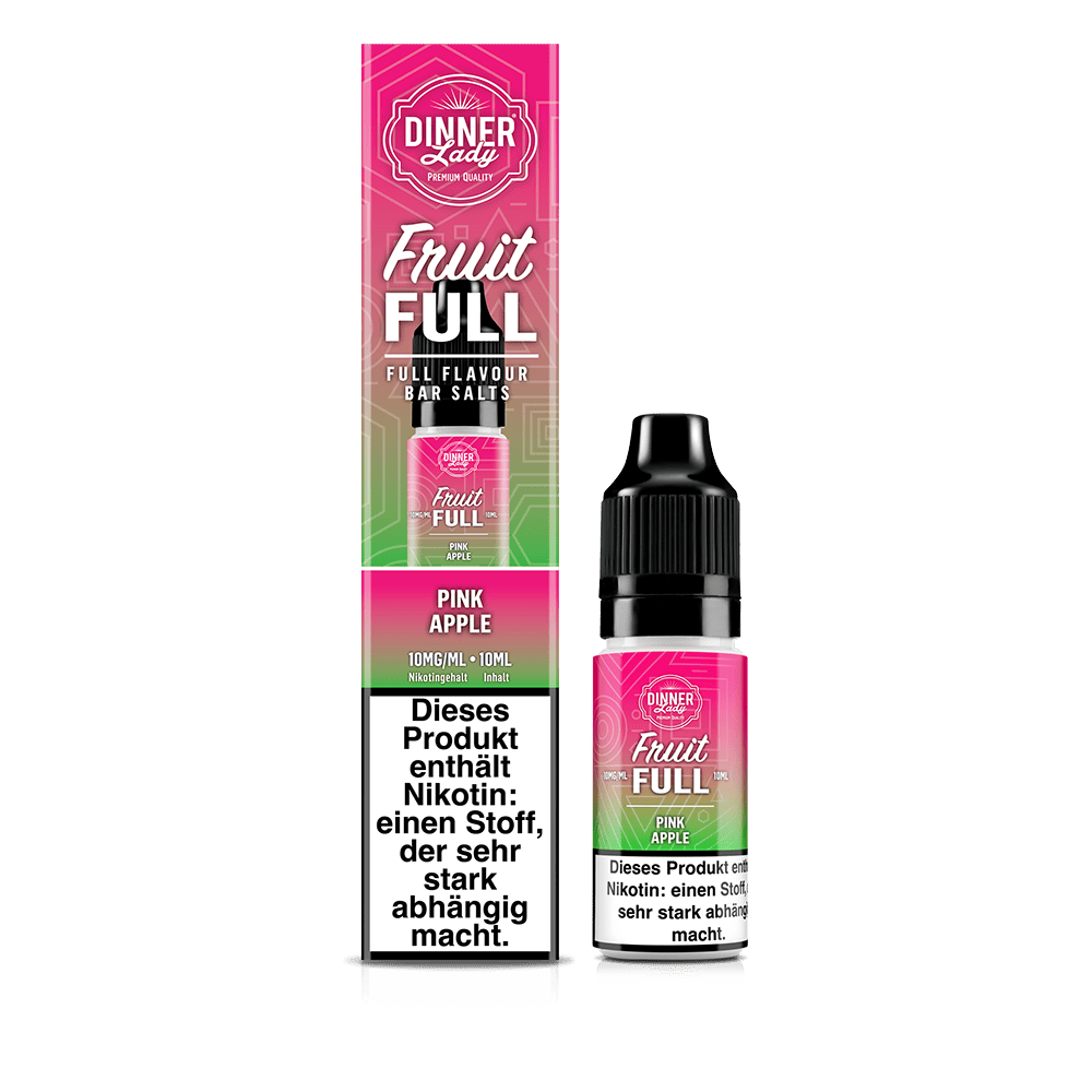 Dinner Lady Fruit Full Nikotinsalz - Pink Apple - 10ml Liquid 10mg