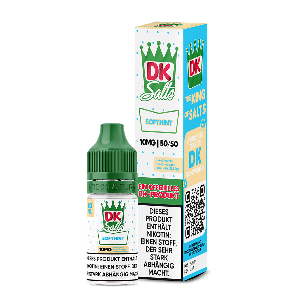 DK Salts Nikotinsalz - Softmint - Liquid 10mg 10ml  C