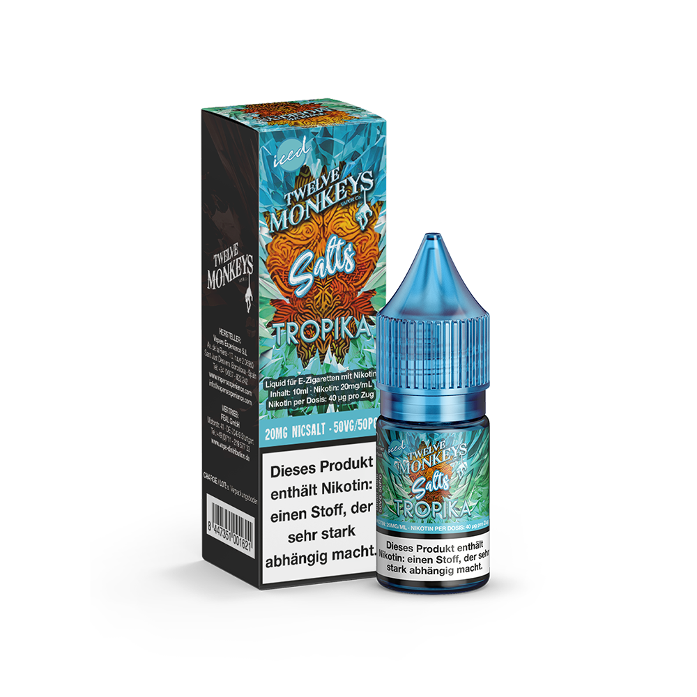 Twelve Monkeys Nikotinsalz - Tropika - 10ml Liquid 20mg  C