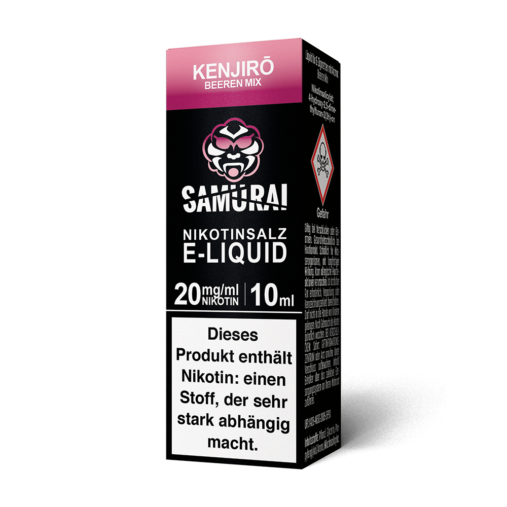Samurai Nikotinsalz - Kenjiro Beeren Mix - Liquid 20mg 10ml 