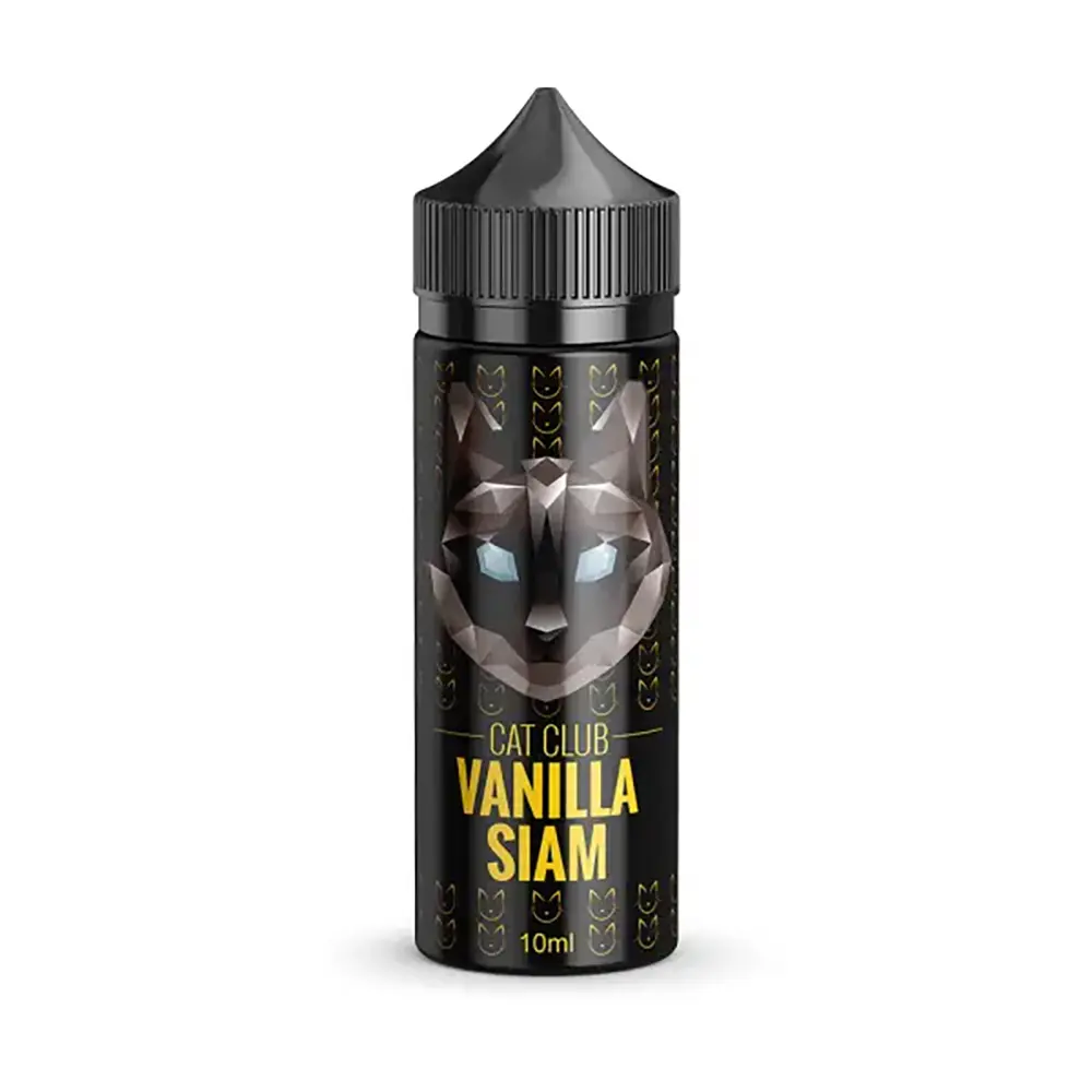 Cat Club Aroma Longfill - Vanilla Siam - 10ml in 120ml Flasche 