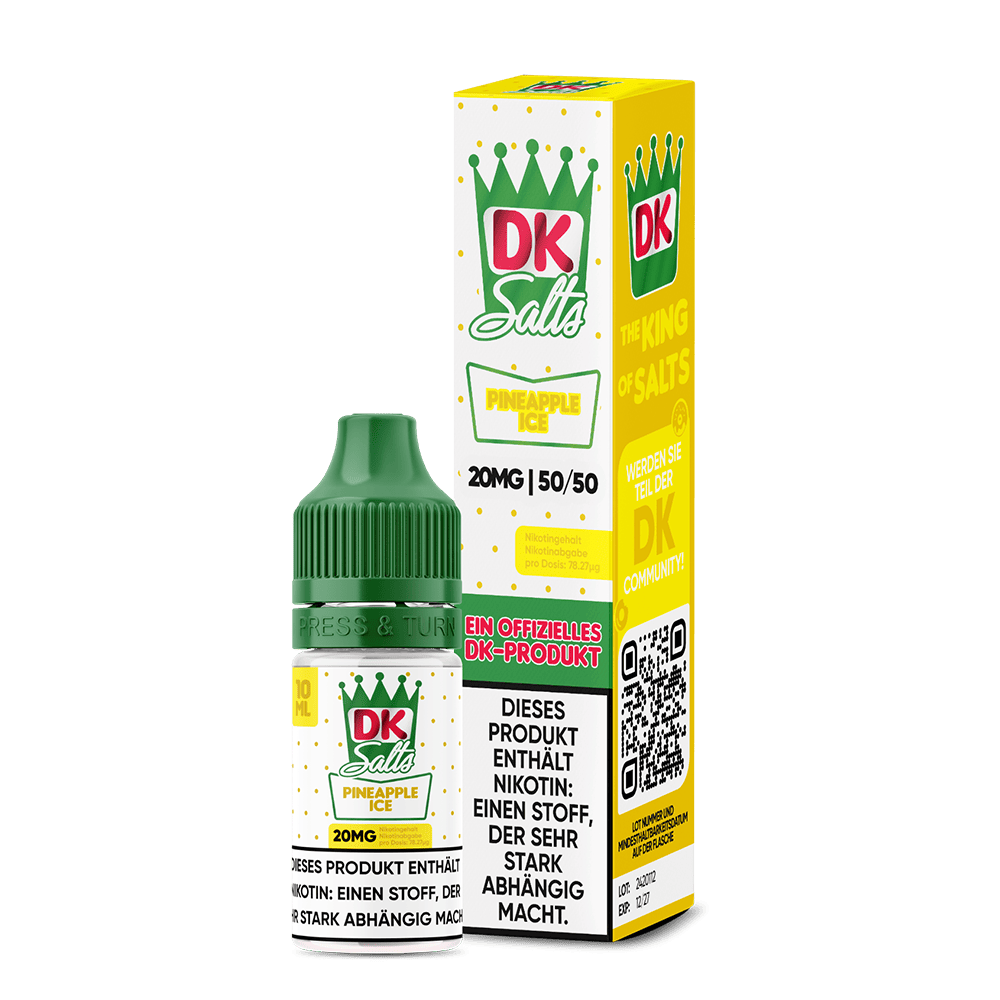 DK Salts Nikotinsalz - Pineapple Ice - Liquid 20mg 10ml  C