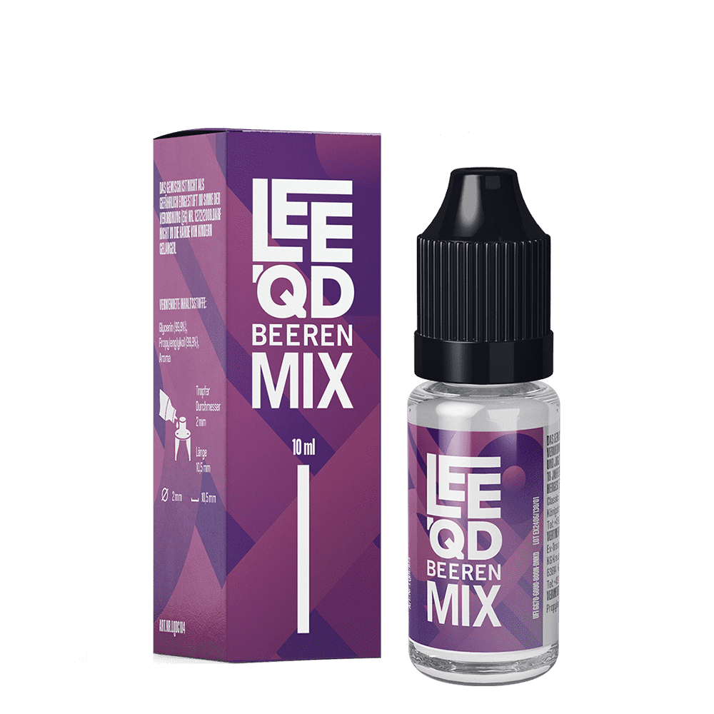 LEEQD Liquid - Crazy Beeren Mix - 0mg 10ml 