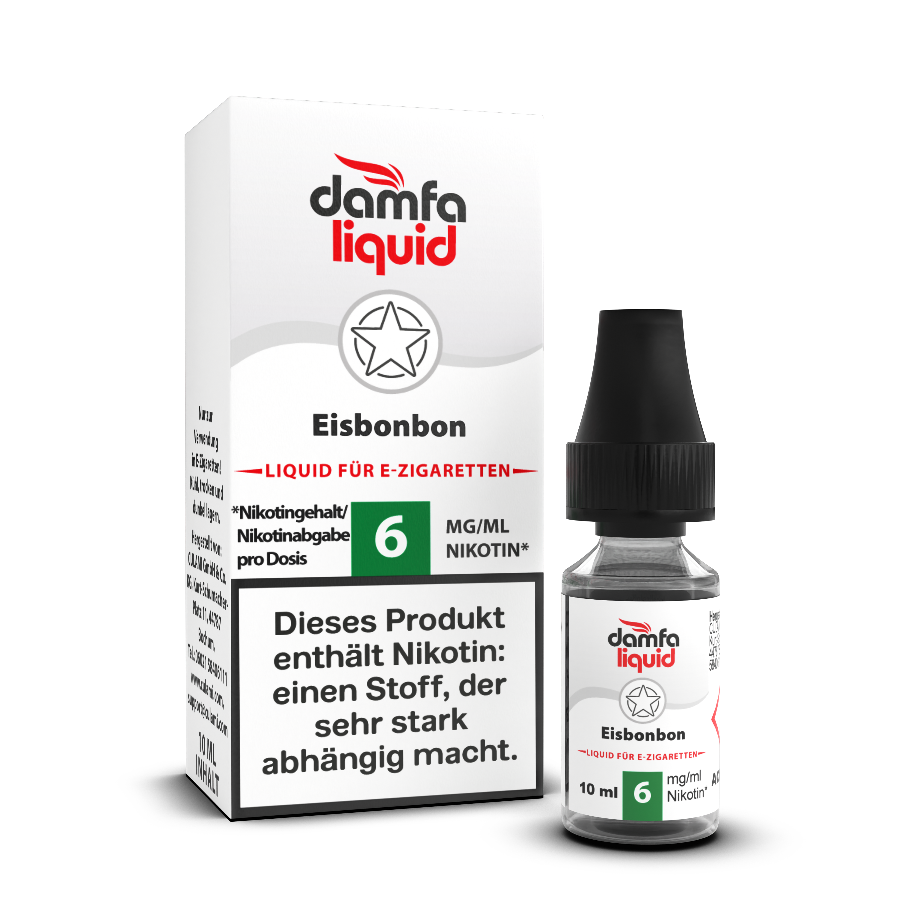 damfaliquid Eisbonbon V2 6mg 10ml  D