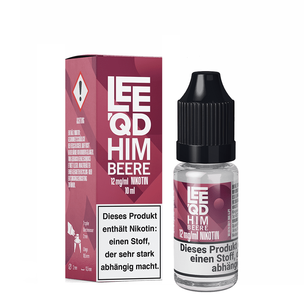 LEEQD Liquid - Fruit Himbeere - 12mg 10ml 