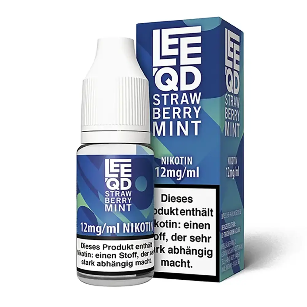 LEEQD Fresh Strawberry Mint 10ml 12mg Liquid 