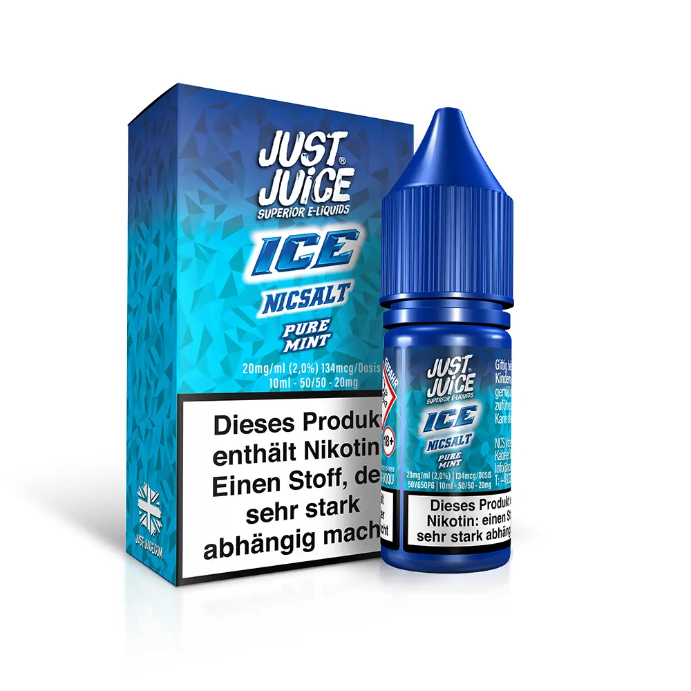 Just Juice Nikotinsalz - Pure Mint ICE - 10ml 20mg 