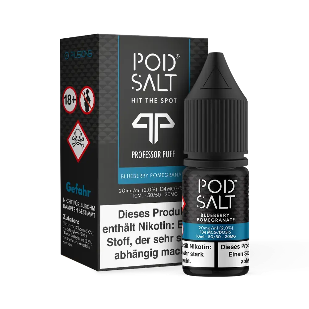 Pod Salt Fusion Blueberry Pomegranate 10ml 20mg 