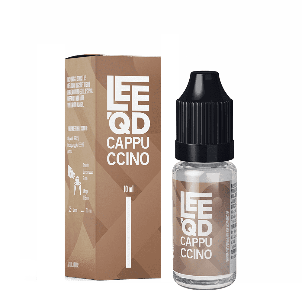 LEEQD Liquid - Crazy Cappuccino - 0mg 10ml 