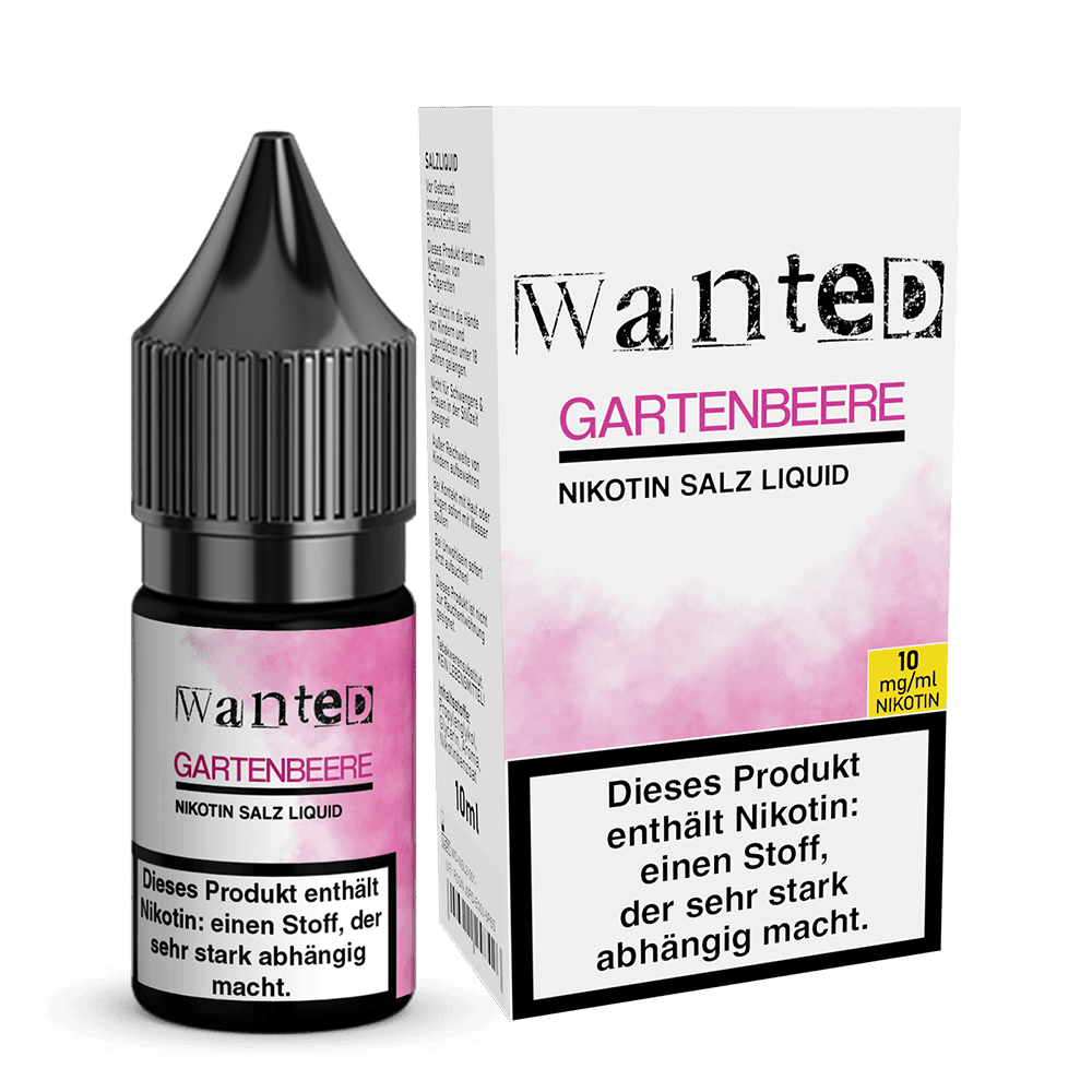 Wanted Nikotinsalz - Gartenbeere - Overdosed 10ml Liquid 10mg  D