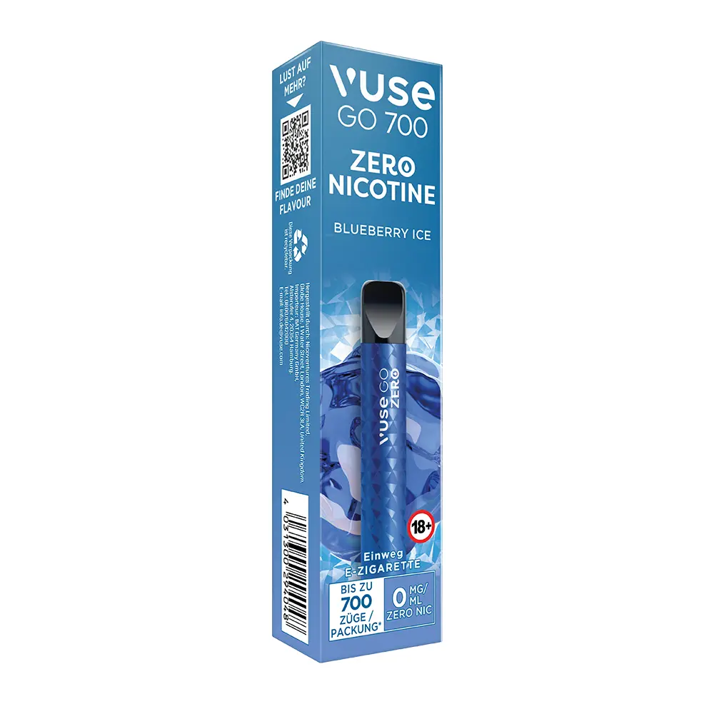 Vuse GO 700 Blueberry Ice 0mg Einweg E-Zigarette 