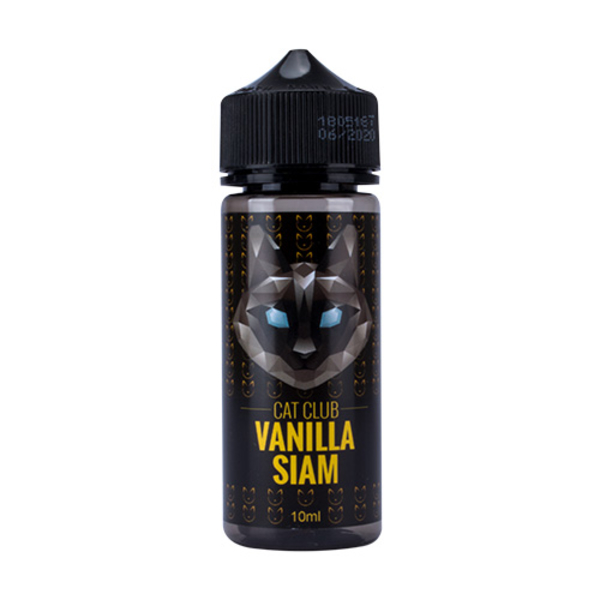 Cat Club Aroma Longfill - Vanilla Siam - 10ml in 120ml Flasche 