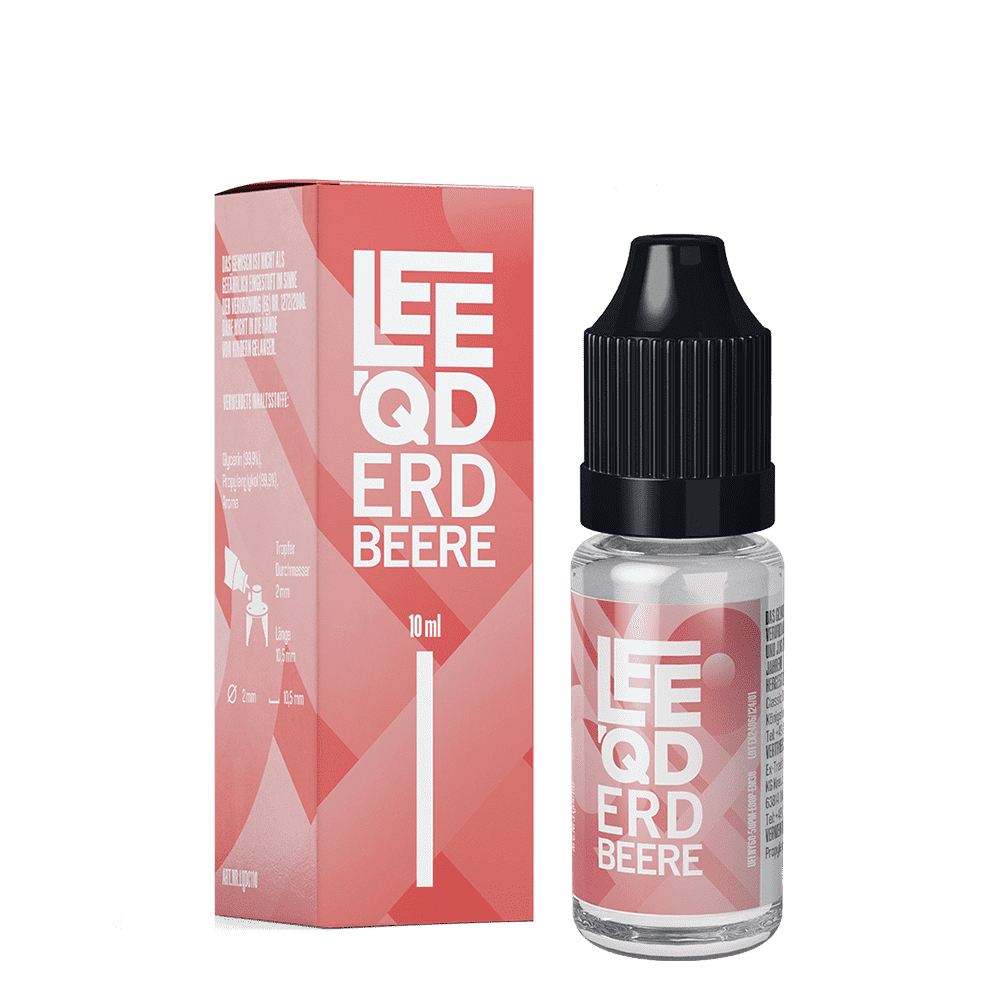 LEEQD Liquid - Fruit Erdbeere - 0mg 10ml 