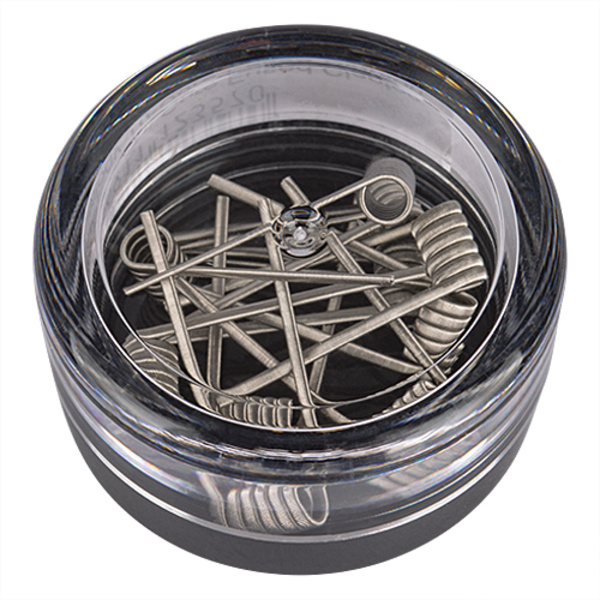 Coilology Tri-Core Fused Clapton 0,33Ohm Edelstahl (10Stk./VE)