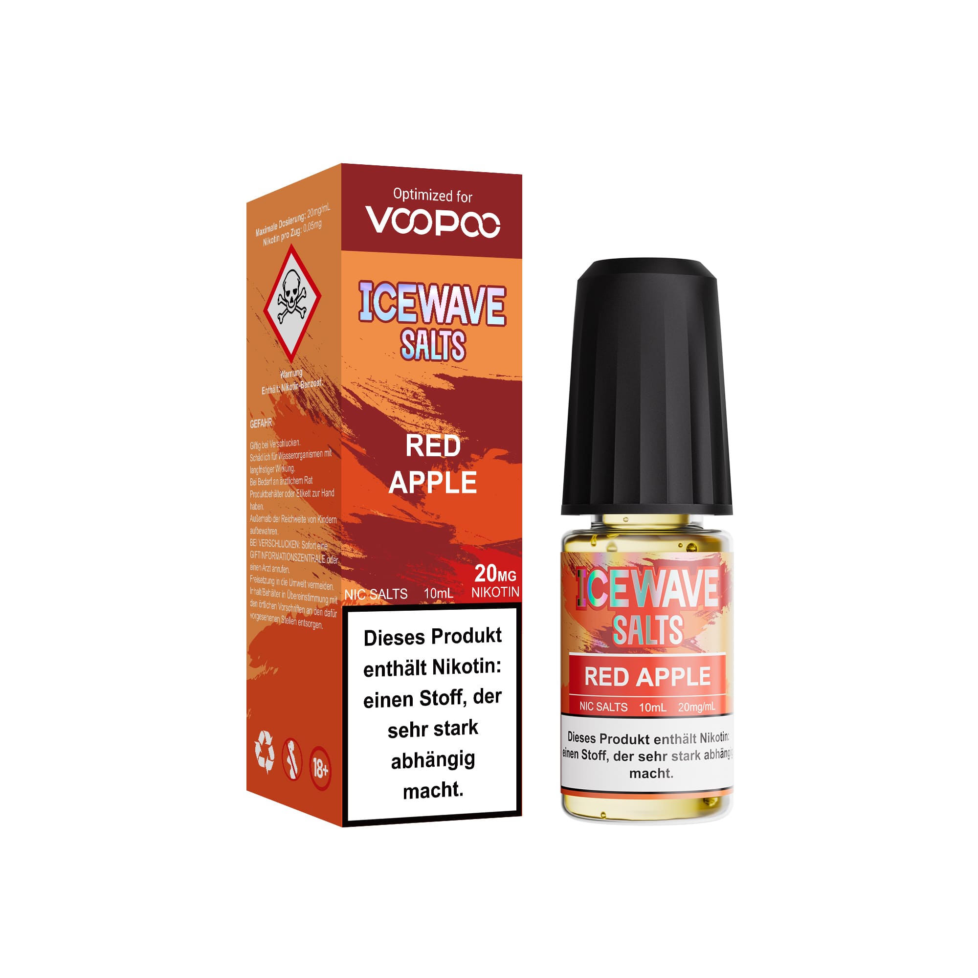 Icewave Nikotinsalz - Red Apple - 10ml Liquid 20mg 