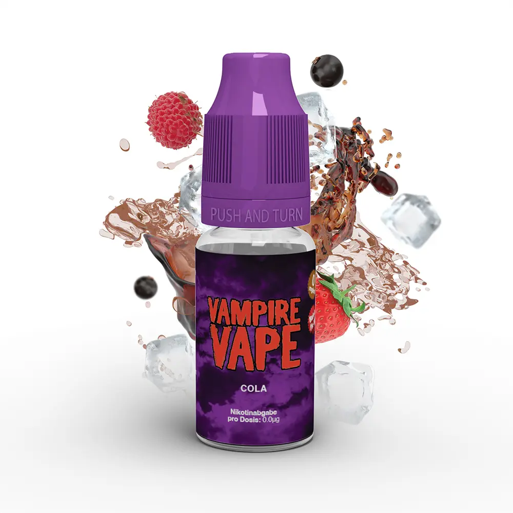Vampire Vape Liquid -  Cola - 10ml 0mg 