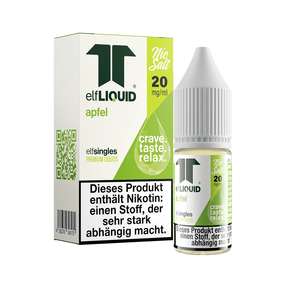 Elf-Liquid Nikotinsalz - Apfel - 10ml Liquid 20mg