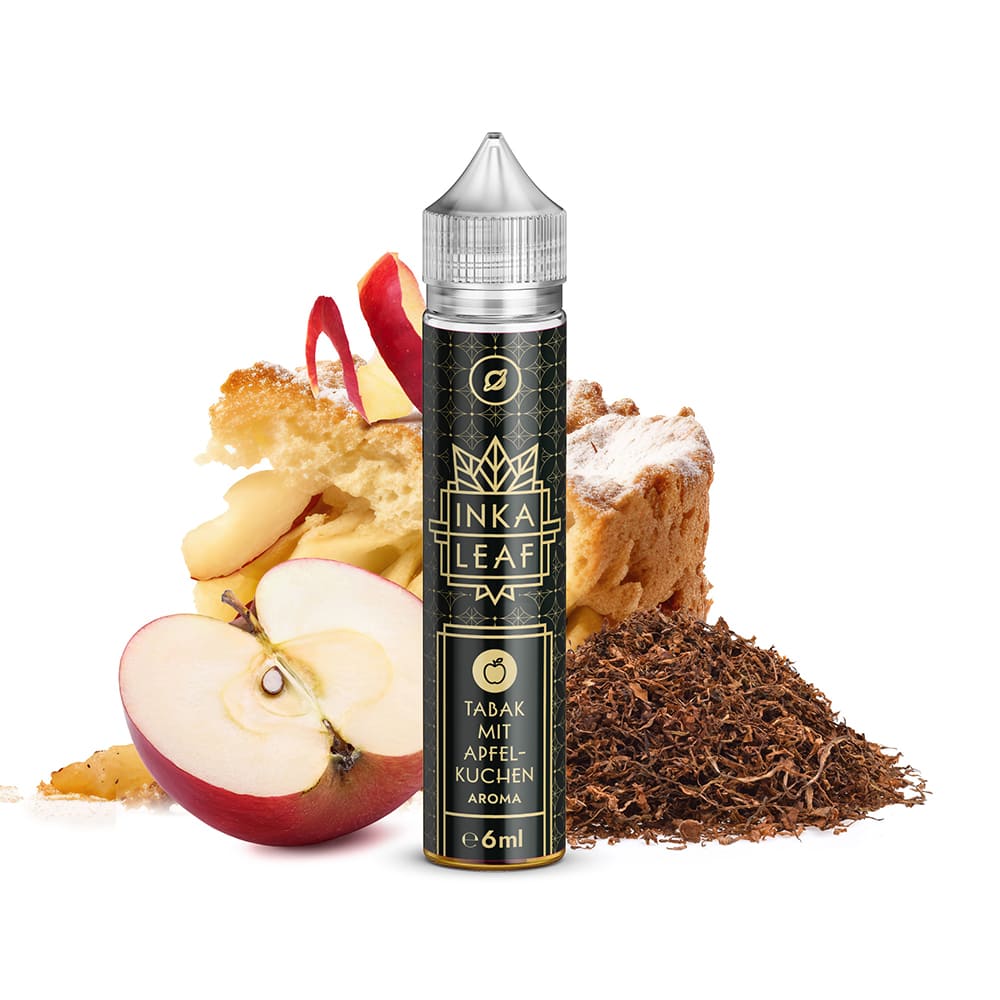Flavorverse Aroma Longfill - Tabak mit Apfelkuchen - 6ml in 75ml Flasche  C