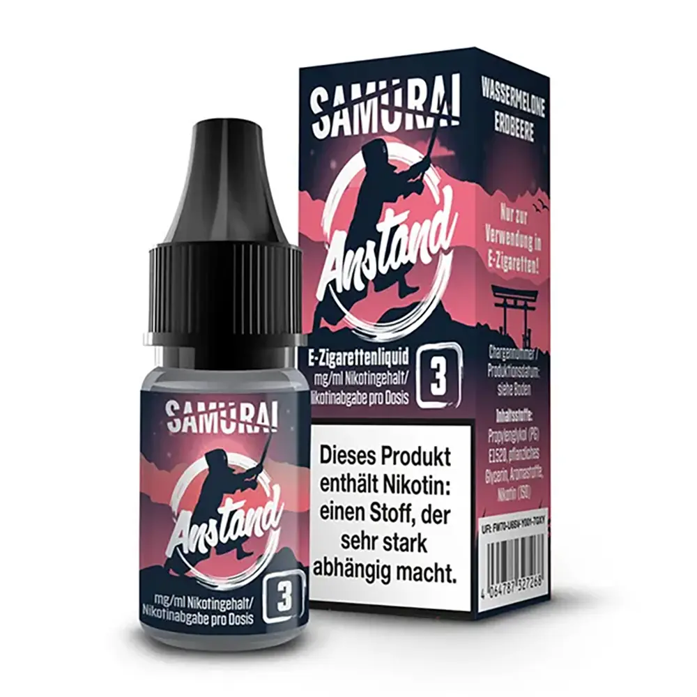 Samurai Anstand 3mg 10ml 