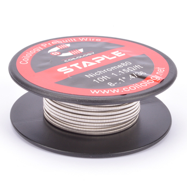 Coilology Staple Nichrome Spule (10ft) 8-0,1*0,4/36