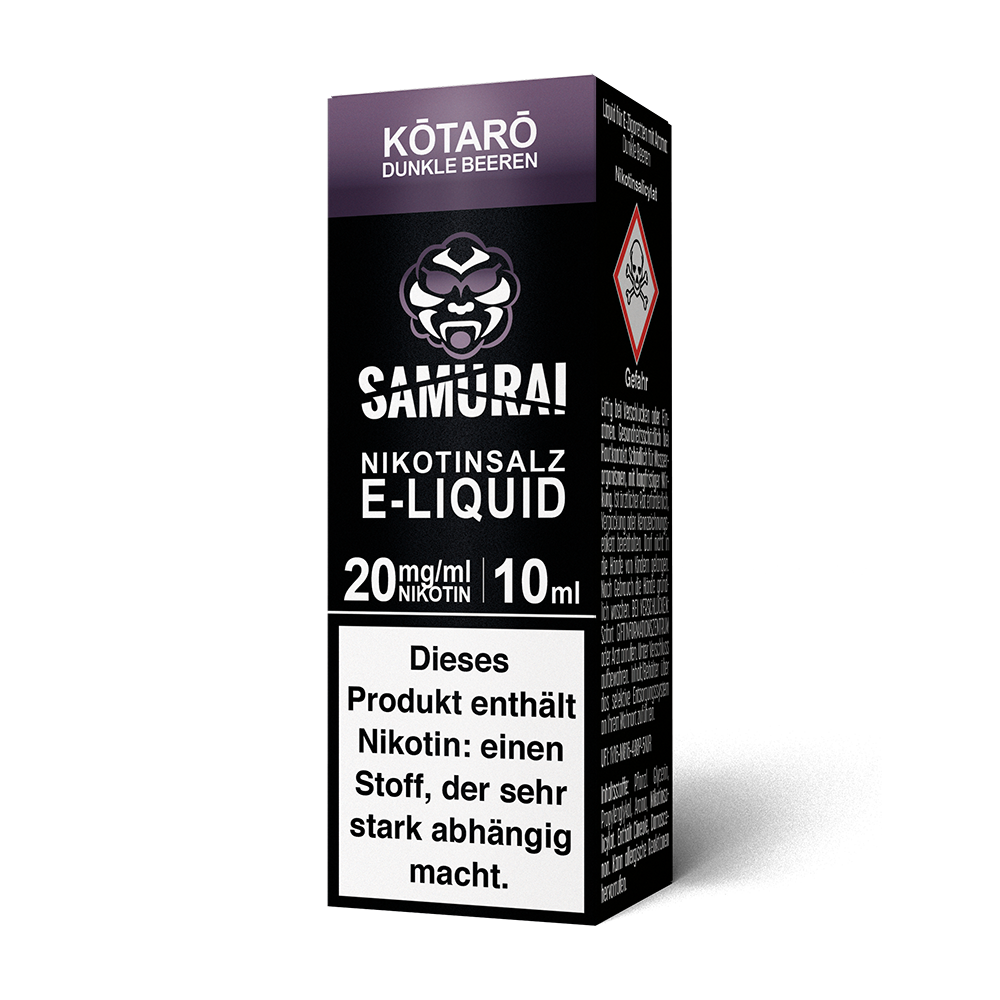 Samurai Nikotinsalz - Kotaro Dunkle Beeren - Liquid 20mg 10ml 
