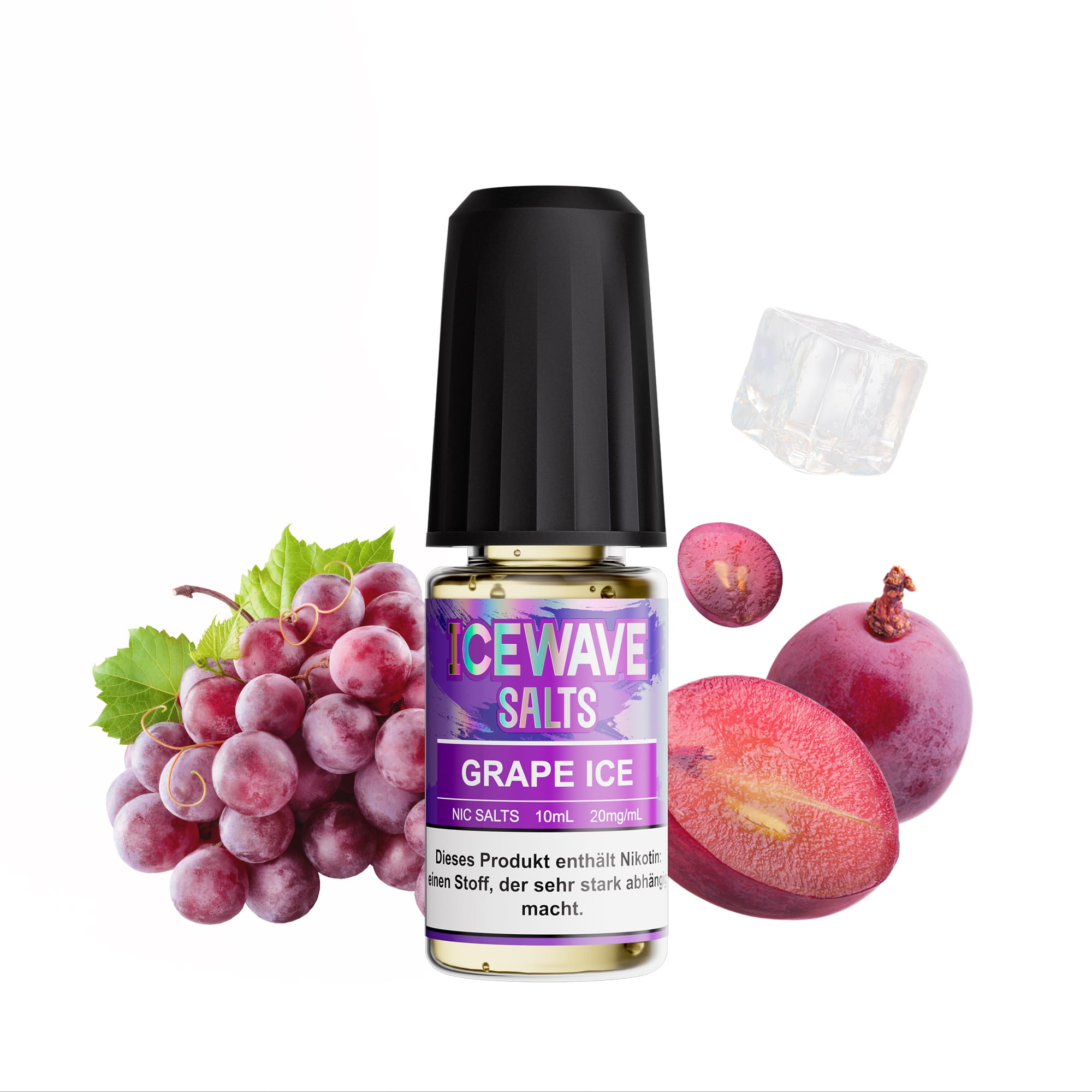 Icewave Nikotinsalz - Grape Ice - 10ml Liquid 20mg 