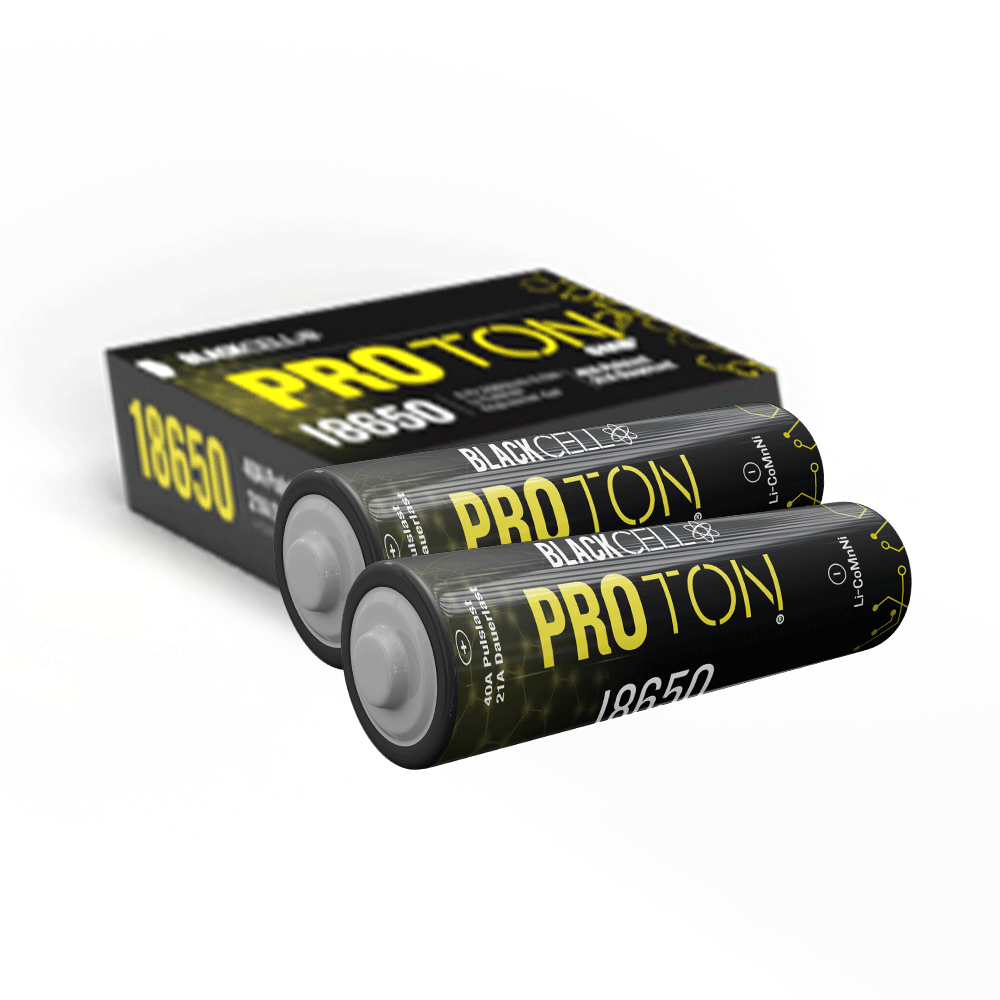 Blackcell 18650 Proton 3000 mAh Doppelpack