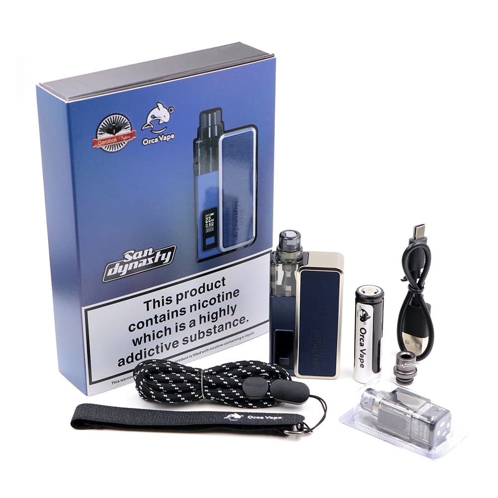 Orca Vape San Dynasty Pod Kit Carbon Black