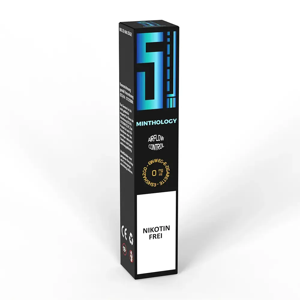 5 EL Minthology Einweg E-Zigarette 0mg 