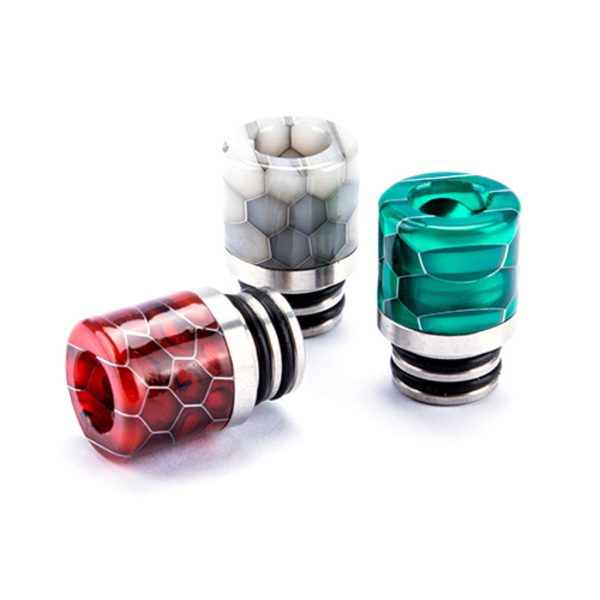 510er Mundstück Epoxidharz wabenmuster mehrfarbig Typ 1
