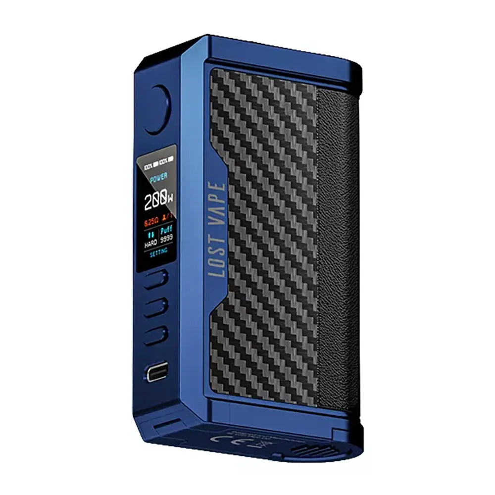 Lost Vape Centaurus Q200 Mod Sierra Blue Carbon Fiber