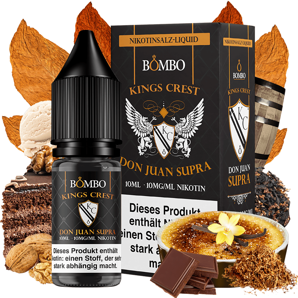 Kings Crest Nikotinsalz - Don Juan Supra - 10ml Liquid 10mg 