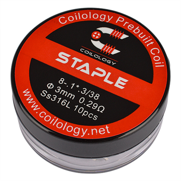 Coilology Staple 0,29Ohm Edelstahl (10Stk./VE)