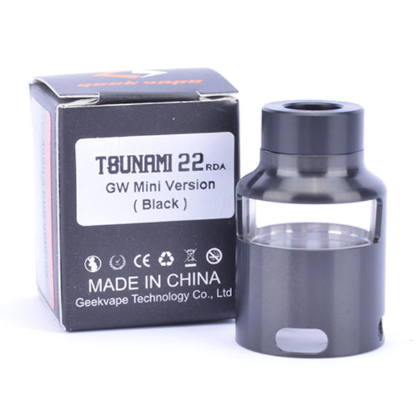 Geekvape Tsunami22 Glasfensterkappe rund schwarz
