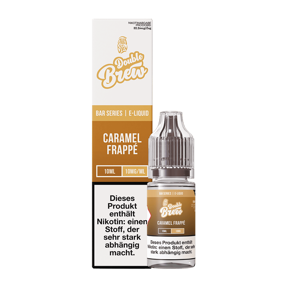 Double Brew Nikotinsalz - Caramel Frappe - 10ml Liquid 10mg  C
